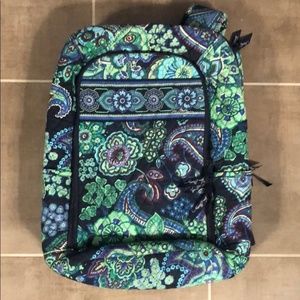 Vera Bradley Laptop Backpack Blue Rhapsody